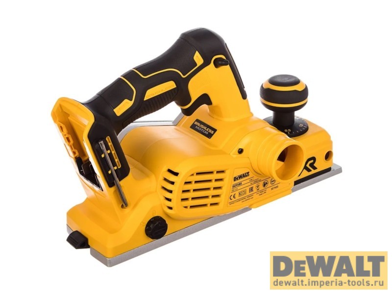 Аккумуляторный рубанок DEWALT DCP580B, 20 В, 15000 об/мин, 82 мм, без АКБ и ЗУ (DCP580B-XJ)