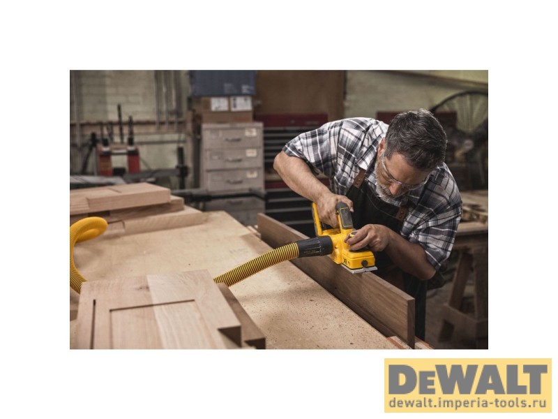 Аккумуляторный рубанок DEWALT DCP580B, 20 В, 15000 об/мин, 82 мм, без АКБ и ЗУ (DCP580B-XJ)