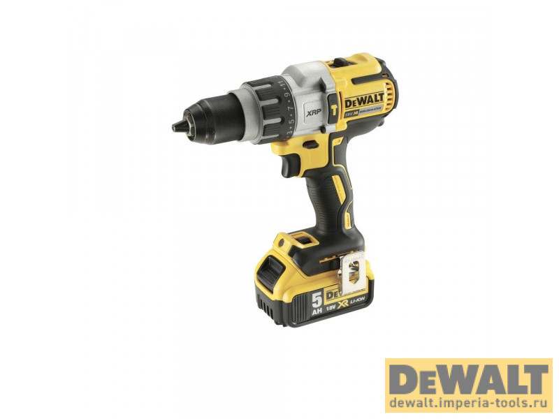 Аккумуляторная ударная дрель-шуруповерт DeWALT XRP DCD996P2, 820 Вт, 18 В, XR