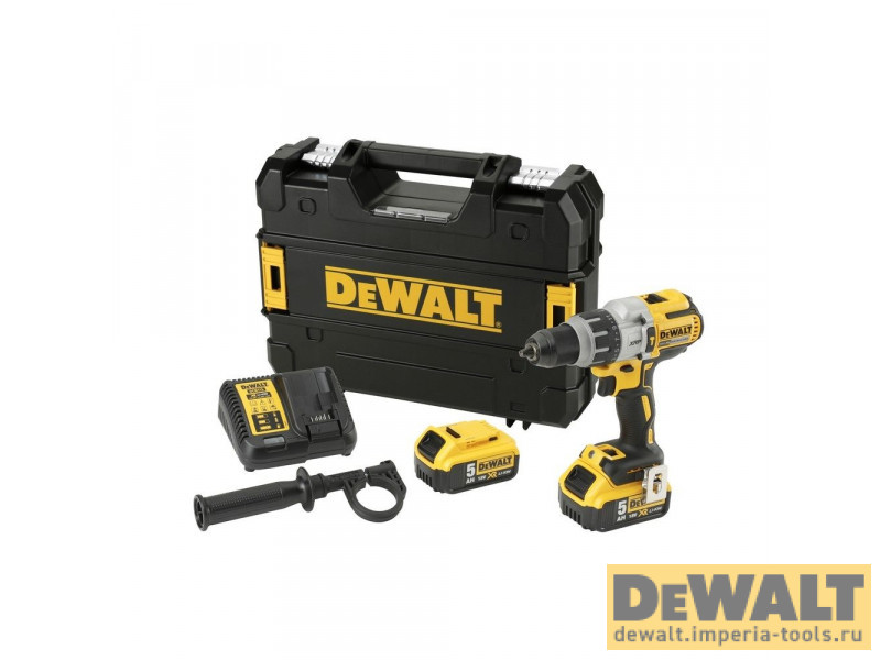 Аккумуляторная ударная дрель-шуруповерт DeWALT XRP DCD996P2, 820 Вт, 18 В, XR