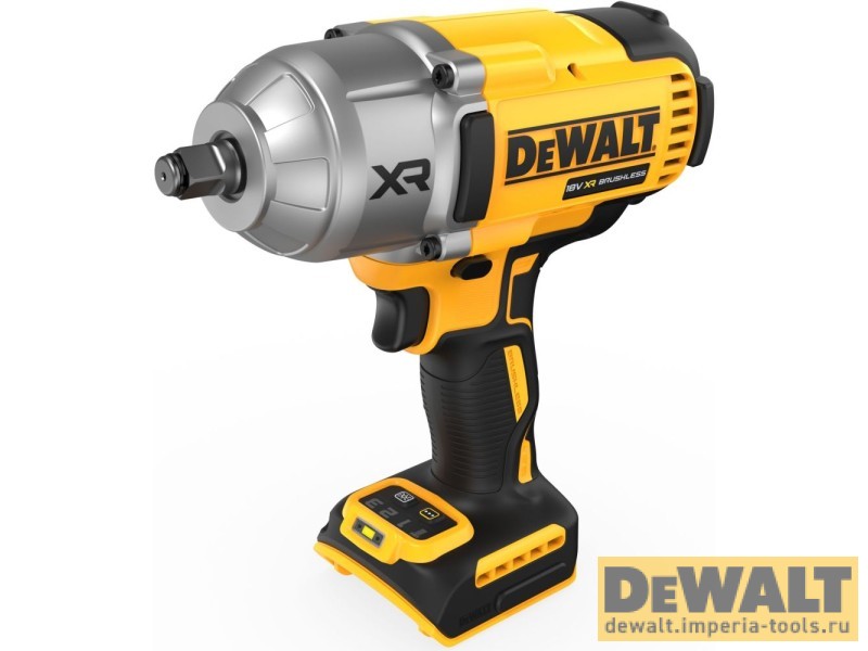 Аккумуляторный гайковерт DEWALT DCF900P2G, 18 В, 1898 Нм, 2200 уд/мин, с 2 АКБ 5 Ач и ЗУ, в чехле (DCF900P2G-QW)