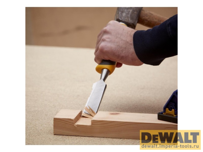 Набор из 4 стамесок DEWALT DWHT0-16063, 6мм., 12мм., 18мм., 25мм.