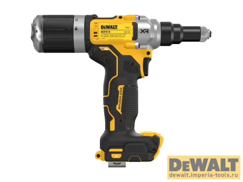 Аккумуляторный заклепочный пистолет DEWALT DCF414NT, 18 В, в кейсе TSTAK (DCF414NT-XJ)