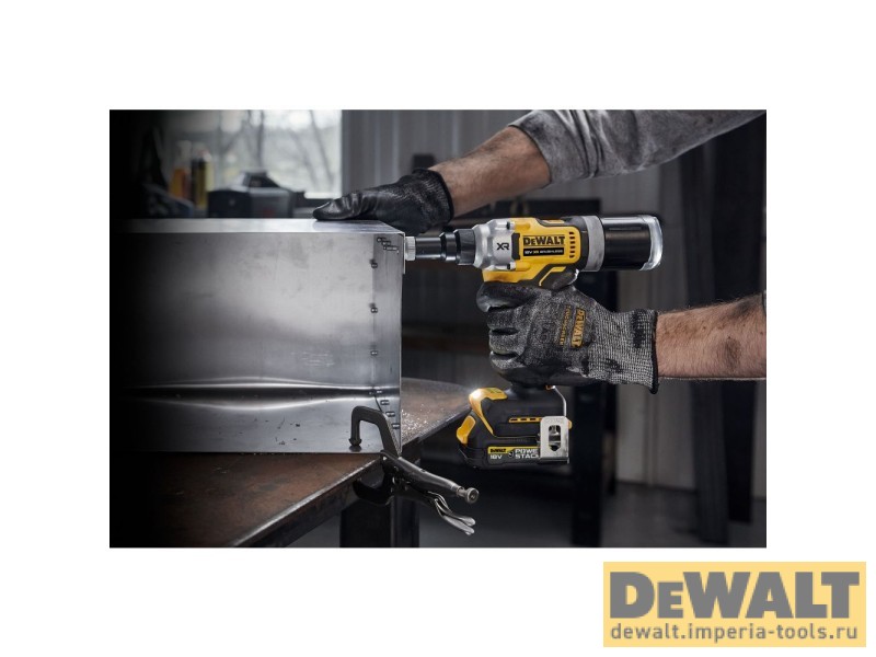 Аккумуляторный заклепочный пистолет DEWALT DCF414NT, 18 В, в кейсе TSTAK (DCF414NT-XJ)