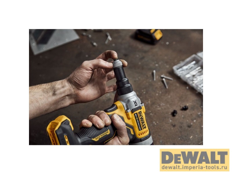 Аккумуляторный заклепочный пистолет DEWALT DCF414NT, 18 В, в кейсе TSTAK (DCF414NT-XJ)