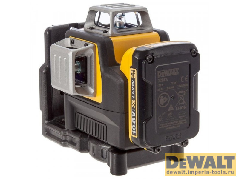 Самовыравнивающийся линейный ЗЕЛЕНЫЙ лазерный уровень DeWALT DCE089D1G Самовыравнивающийся линейный ЗЕЛЕНЫЙ лазерный уровень DeWALT DCE089D1G