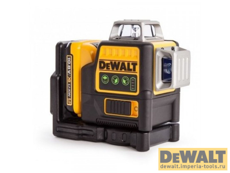 Самовыравнивающийся линейный ЗЕЛЕНЫЙ лазерный уровень DeWALT DCE089D1G Самовыравнивающийся линейный ЗЕЛЕНЫЙ лазерный уровень DeWALT DCE089D1G