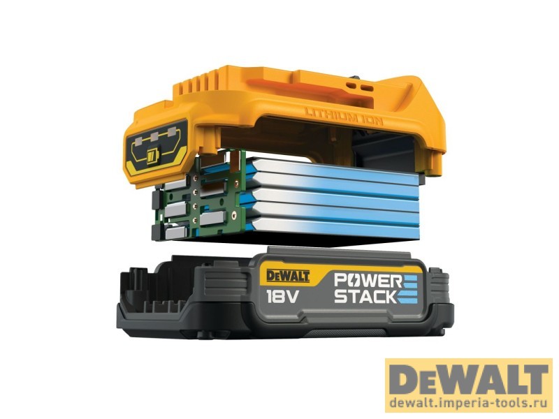 Набор аккумуляторов и зарядного устройства DeWALT DCB1102E2