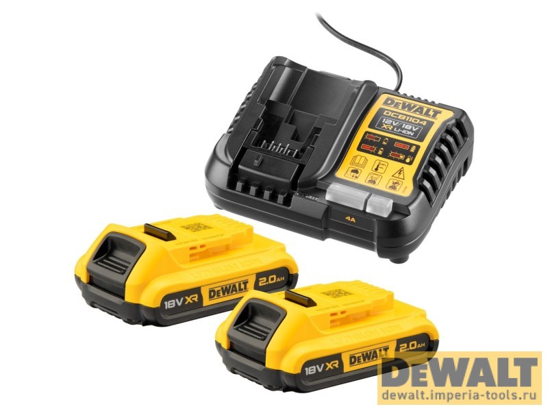 DCB1104D2-QW  в фирменном магазине DeWALT