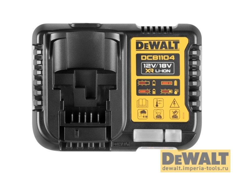 Набор аккумуляторов и зарядного устройства DeWALT DCB1104D2