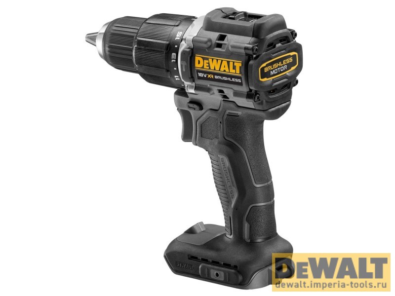 Аккумуляторная ударная дрель-шуруповерт DeWALT DCD100NT, 18 В, без АКБ и ЗУ в кейсе TSTAK