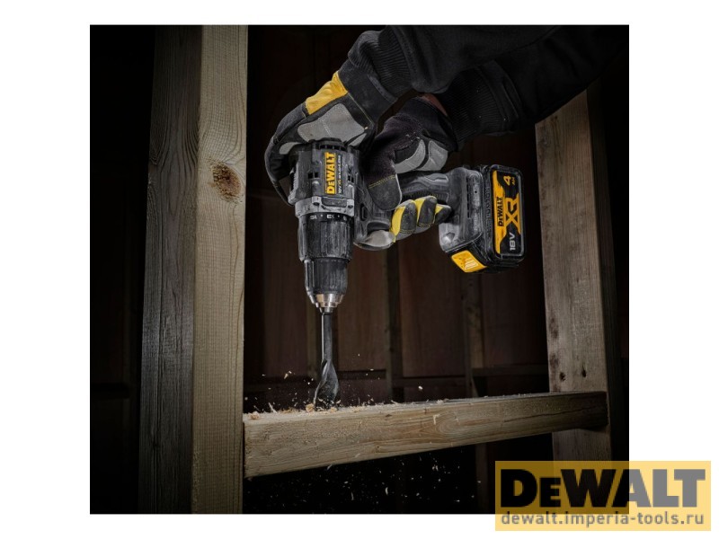 Аккумуляторная ударная дрель-шуруповерт DeWALT DCD100NT, 18 В, без АКБ и ЗУ в кейсе TSTAK