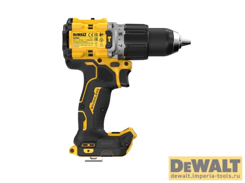 Аккумуляторная ударная дрель-шуруповерт DeWALT DCD805H2T, 18 В, с 2 АКБ 5 Ач и ЗУ, в кейсе TSTAK