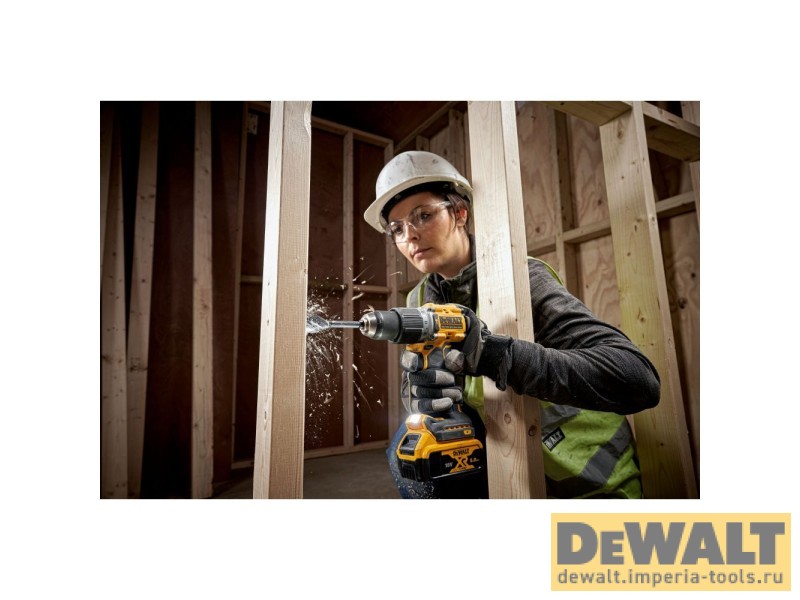 Аккумуляторная ударная дрель-шуруповерт DeWALT DCD805H2T, 18 В, с 2 АКБ 5 Ач и ЗУ, в кейсе TSTAK