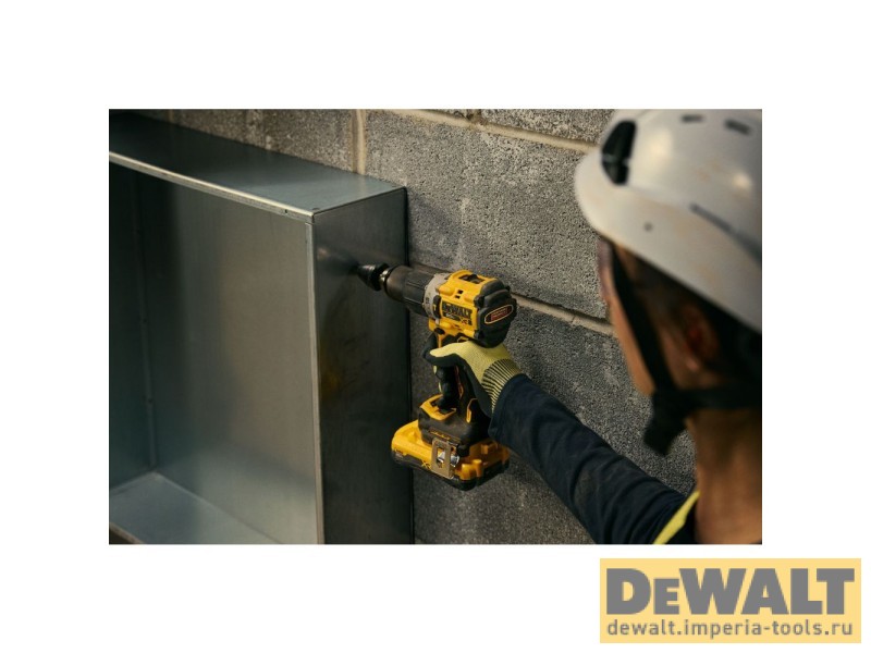 Аккумуляторная ударная дрель-шуруповерт DeWALT DCD806NT, 20 В, без АКБ и ЗУ, в кейсе TSTAK