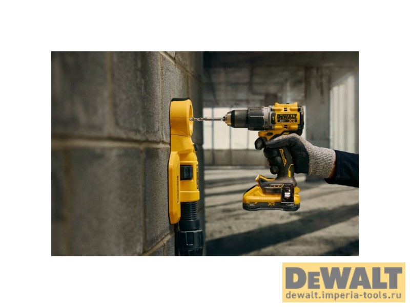 Аккумуляторная ударная дрель-шуруповерт DeWALT DCD806NT, 20 В, без АКБ и ЗУ, в кейсе TSTAK