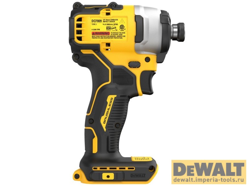 Аккумуляторный шуруповерт DeWALT DCF809NT, 18 В, без АКБ и ЗУ, в кейсе