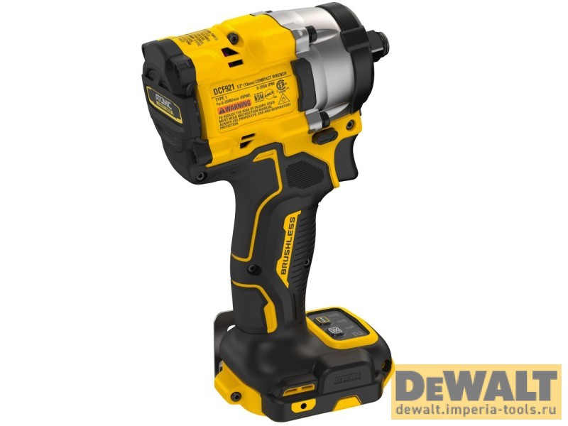 Аккумуляторный гайковерт DeWALT DCF921D2T, 18 В, с 2 АКБ 2 Ач и ЗУ, в кейсе TSTAK