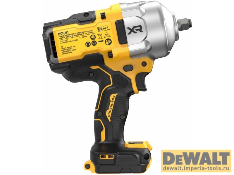 Аккумуляторный гайковерт DeWALT DCF961P2T, 18 В, с 2 АКБ 5 Ач и ЗУ, в кейсе TSTAK