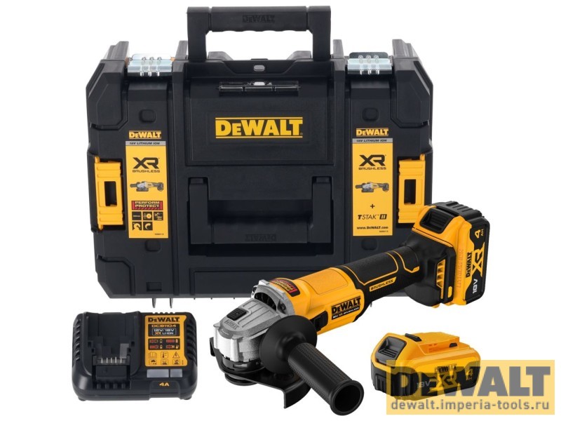DCG407M2T-QW  в фирменном магазине DeWALT