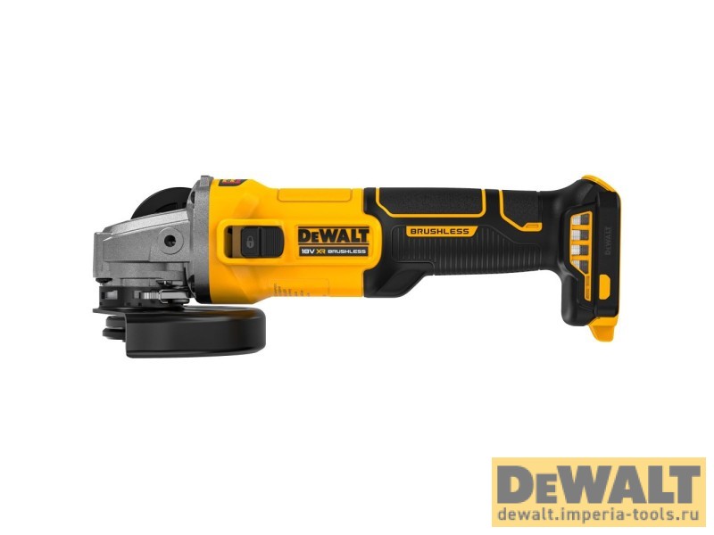 Аккумуляторная угловая шлифмашина DeWALT DCG407M2T, 18 В, с 2 АКБ 4 Ач и ЗУ, в кейсе TSTAK