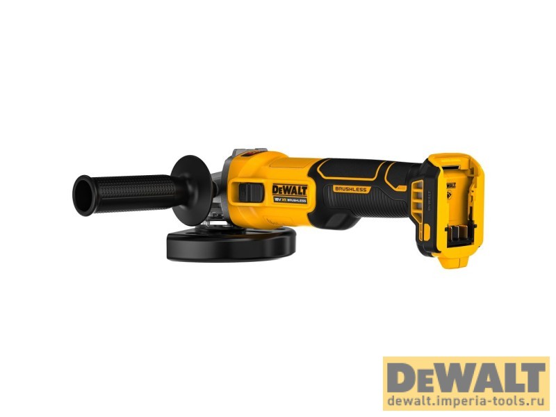 Аккумуляторная угловая шлифмашина DeWALT DCG407M2T, 18 В, с 2 АКБ 4 Ач и ЗУ, в кейсе TSTAK