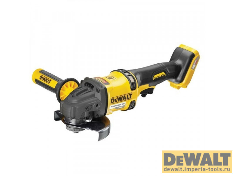 Бесщеточная аккумуляторная угловая шлифовальная машина DeWALT, 54 В, 125 мм, 9000 об/мин, без АКБ и ЗУ, в кейсе, DCG418NT Бесщеточная аккумуляторная угловая шлифовальная машина DeWALT, 54 В, 125 мм, 9000 об/мин, без АКБ и ЗУ, в кейсе, DCG418NT