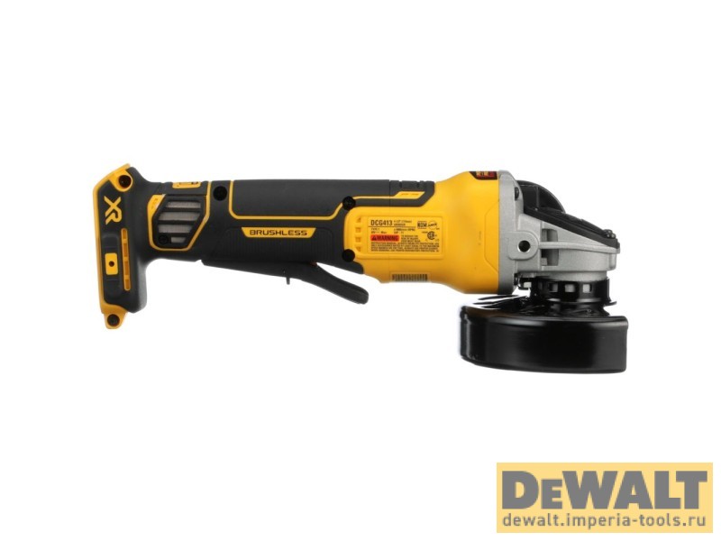 Аккумуляторная угловая шлифмашина DeWALT DCG413B, 20 В, без АКБ и ЗУ