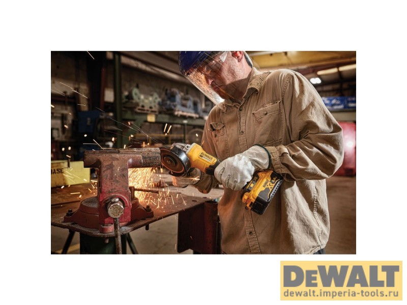 Аккумуляторная угловая шлифмашина DeWALT DCG413B, 20 В, без АКБ и ЗУ