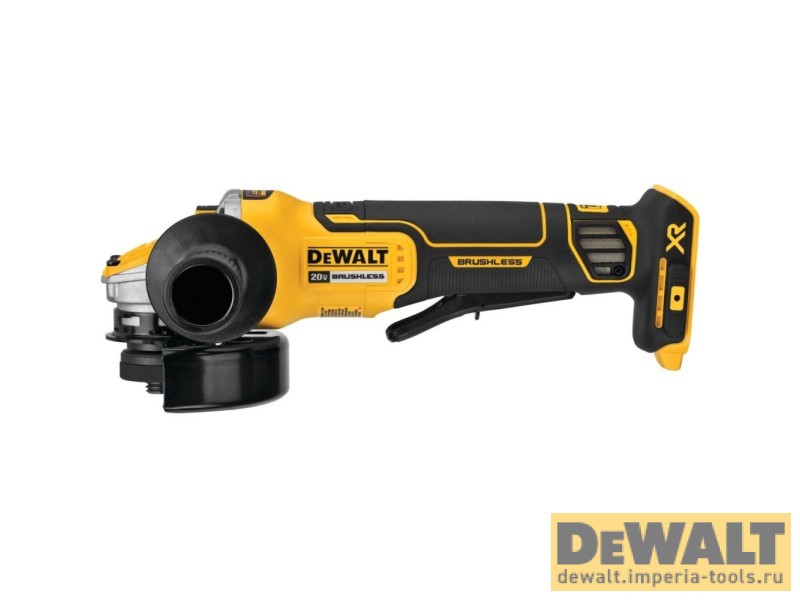 Аккумуляторная угловая шлифмашина DeWALT DCG415B, 20 В, без АКБ и ЗУ