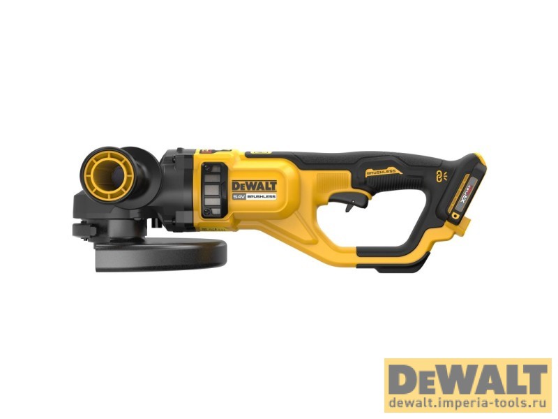 Аккумуляторная угловая шлифмашина DeWALT DCG460N, 54 В, без АКБ и ЗУ