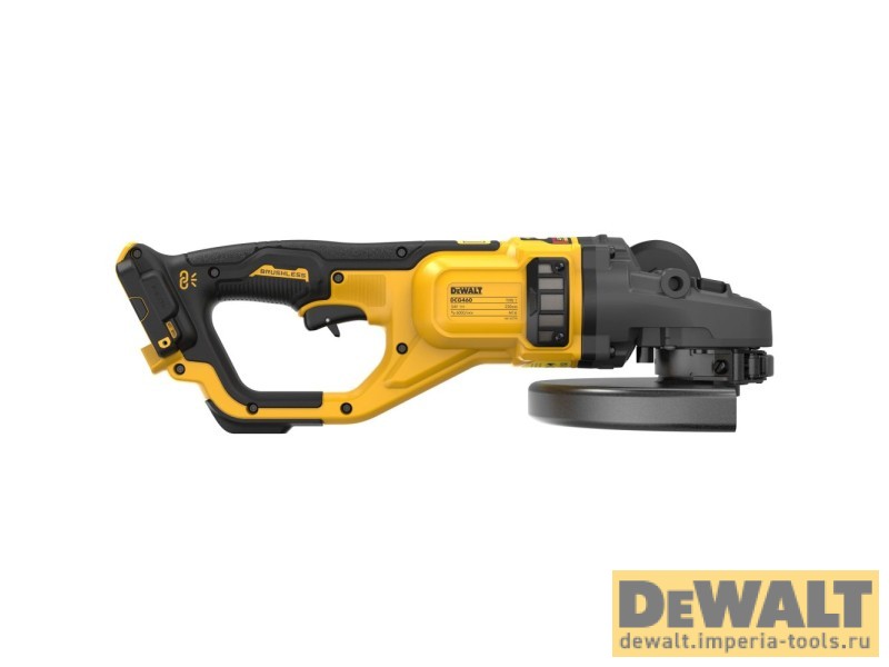 Аккумуляторная угловая шлифмашина DeWALT DCG460N, 54 В, без АКБ и ЗУ