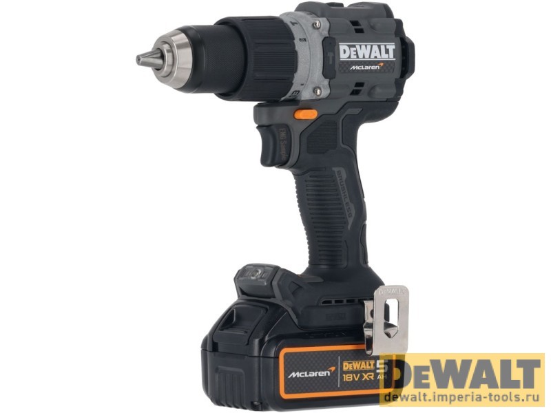 Набор аккумуляторный DeWALT McLaren Limited Edition DCK200MP2T: дрель-шуруповерт + шуруповерт, с 2 АКБ 5 Ач и ЗУ, в кейсе TSTAK