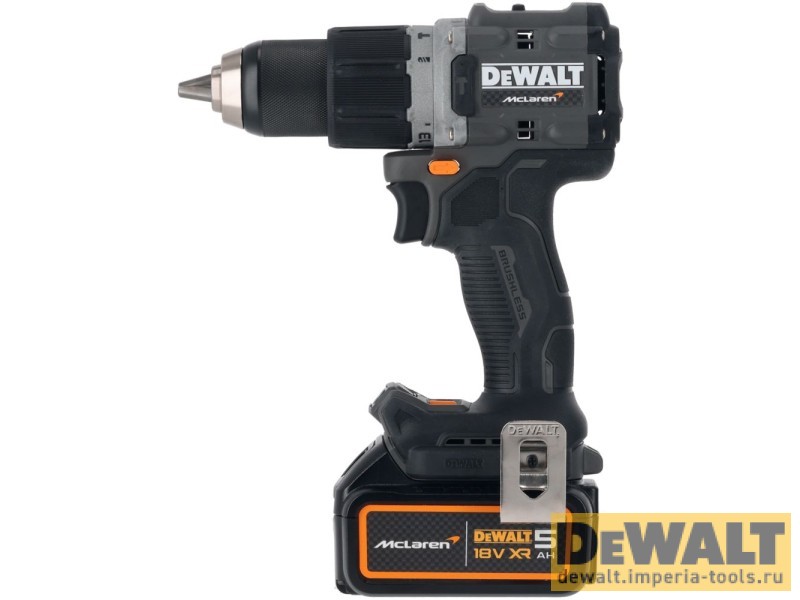 Набор аккумуляторный DeWALT McLaren Limited Edition DCK200MP2T: дрель-шуруповерт + шуруповерт, с 2 АКБ 5 Ач и ЗУ, в кейсе TSTAK