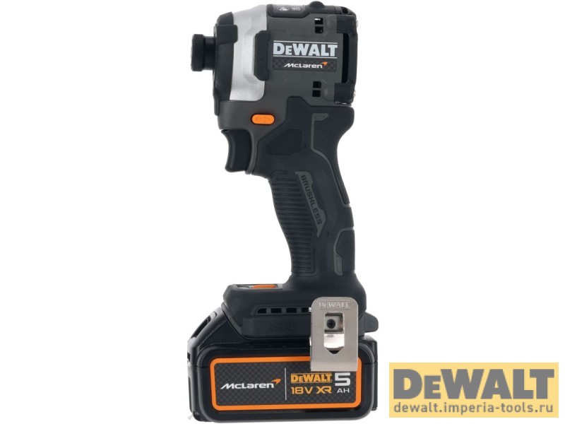 Набор аккумуляторный DeWALT McLaren Limited Edition DCK200MP2T: дрель-шуруповерт + шуруповерт, с 2 АКБ 5 Ач и ЗУ, в кейсе TSTAK