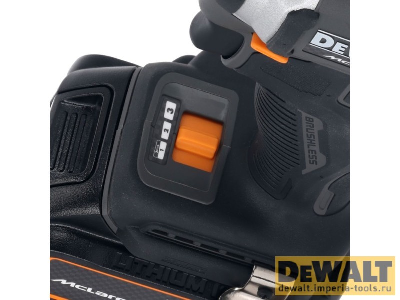 Набор аккумуляторный DeWALT McLaren Limited Edition DCK200MP2T: дрель-шуруповерт + шуруповерт, с 2 АКБ 5 Ач и ЗУ, в кейсе TSTAK