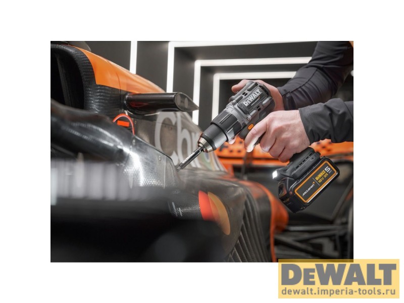 Набор аккумуляторный DeWALT McLaren Limited Edition DCK200MP2T: дрель-шуруповерт + шуруповерт, с 2 АКБ 5 Ач и ЗУ, в кейсе TSTAK