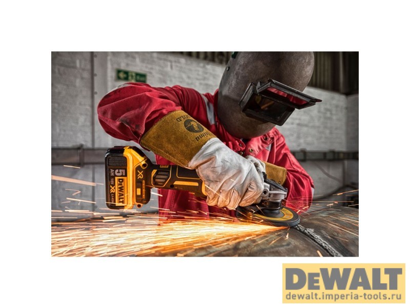 Набор аккумуляторный DeWALT DCK2026P2T, 18 В: дрель-шуруповерт DCD805 + УШМ DCG405, с 2 АКБ 5 Ач и ЗУ, в кейсе TSTAK