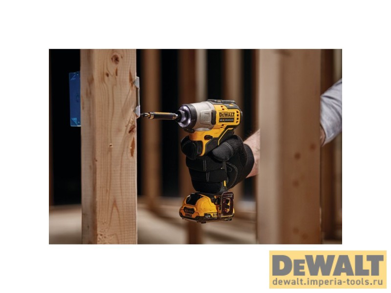 Набор аккумуляторный DEWALT DCK2110L2T, 12 В: дрель-шуруповерт DCD701 + шуруповерт DCF801, с 2 АКБ 3 Ач и ЗУ, в кейсе TSTAK