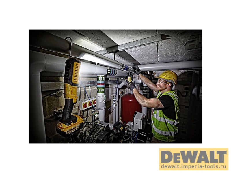 Аккумуляторный фонарь DeWALT DCL050, 20 В, без АКБ и ЗУ