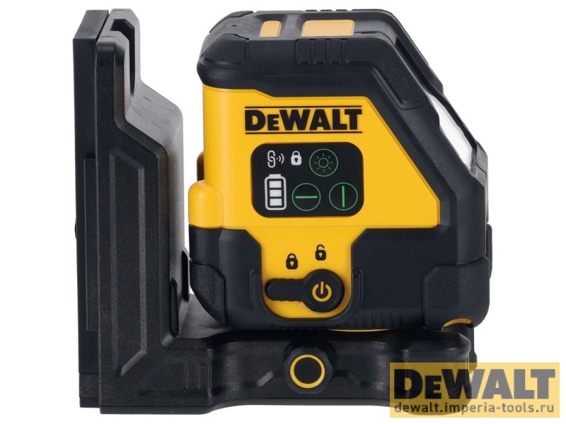 Аккумуляторный лазерный нивелир DeWALT DCLE14201GB, зеленый луч 45 м, со встроенной АКБ, в чехле