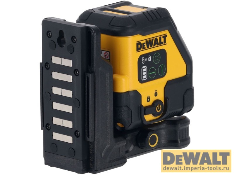 Аккумуляторный лазерный нивелир DeWALT DCLE14201GB, зеленый луч 45 м, со встроенной АКБ, в чехле