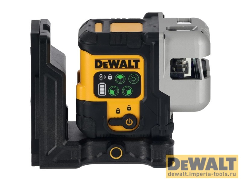 Аккумуляторный лазерный нивелир DeWALT DCLE14301GB, 10.8 В, зеленый луч 30 м, со встроенной АКБ, в чехле