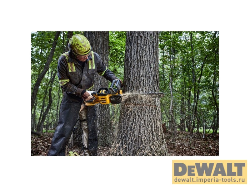 Аккумуляторная цепная пила DeWALT DCMCS575X1, 54 В, с АКБ 3 Ач и ЗУ