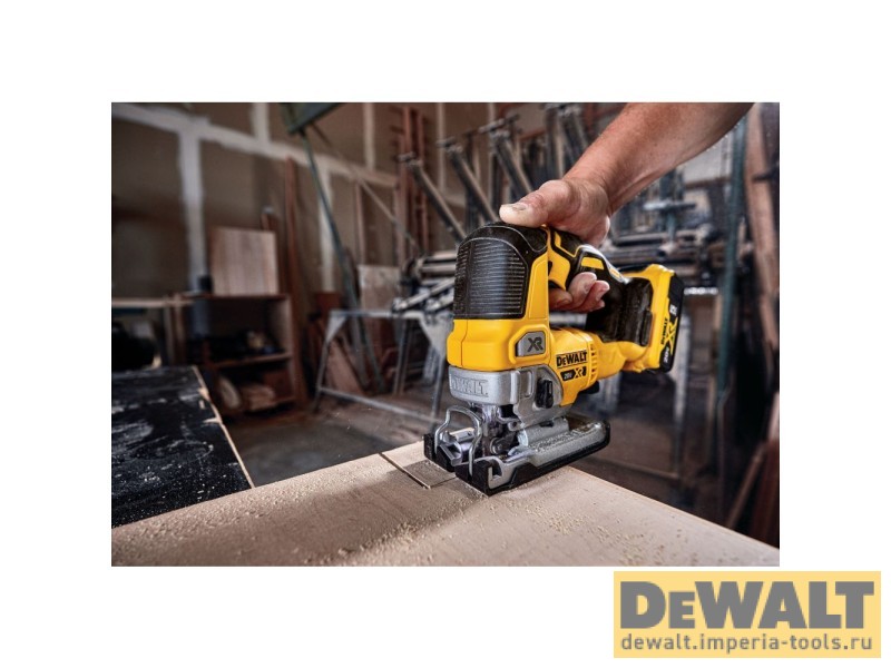 Аккумуляторный лобзик DeWALT DCS334B, 20 В, без АКБ и ЗУ