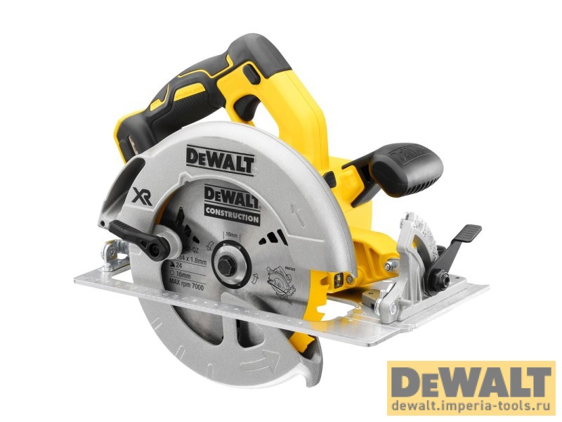 Аккумуляторная дисковая пила DeWALT DCS570P2, 18 В, с 2 АКБ 5 Ач и ЗУ, в кейсе TSTAK