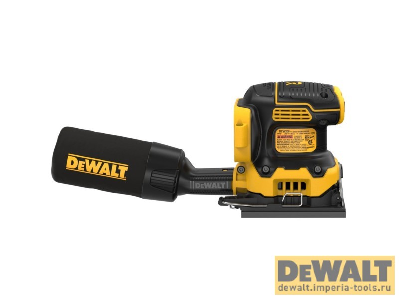 Аккумуляторная плоскошлифовальная машина DeWALT DCW200B, 20 В, без АКБ и ЗУ