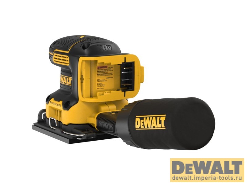 Аккумуляторная плоскошлифовальная машина DeWALT DCW200B, 20 В, без АКБ и ЗУ