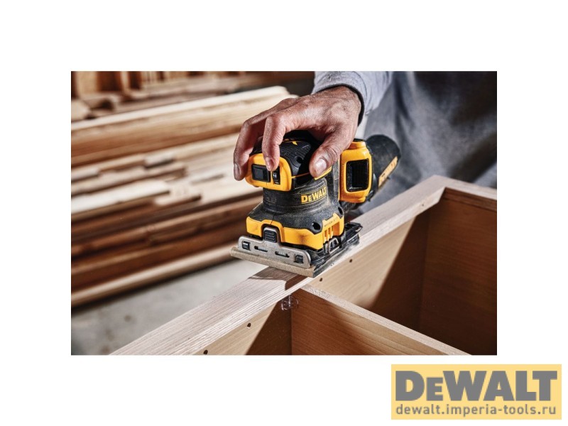 Аккумуляторная плоскошлифовальная машина DeWALT DCW200B, 20 В, без АКБ и ЗУ