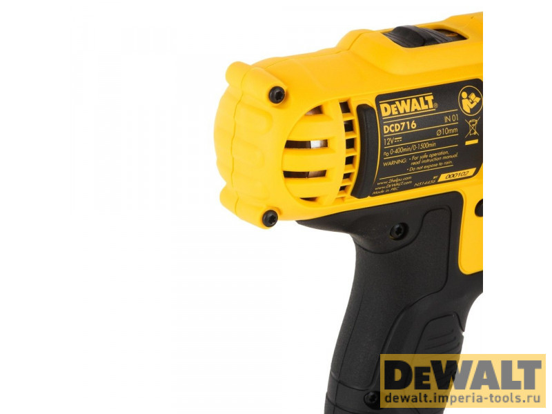 Аккумуляторная ударная дрель-шуруповерт DeWALT DCD716D2, 10.8 (12) В Аккумуляторная ударная дрель-шуруповерт DeWALT DCD716D2, 10.8 (12) В